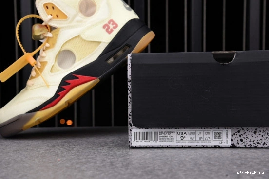 DH8565-100 O-W AIR DH8565-100 Retro 5 Sail Jordan 0318